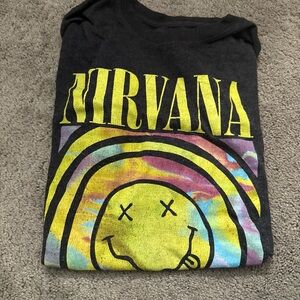 NIRVANA Kids Tee - Black, Yellow, and Multicolor